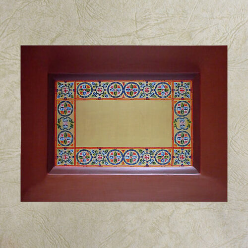 miniature on gold leaf