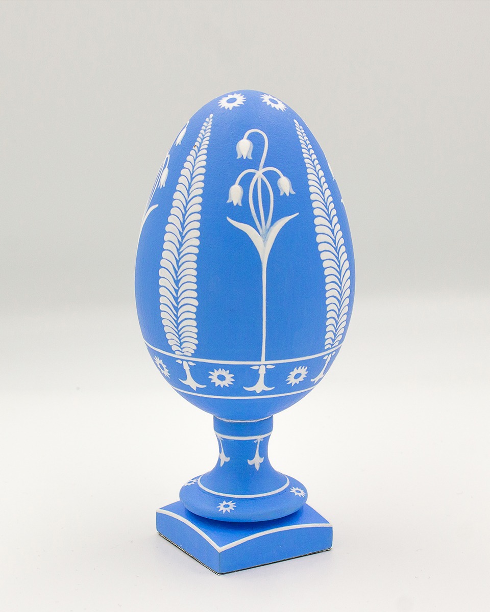 Hand-painted goose eggshell