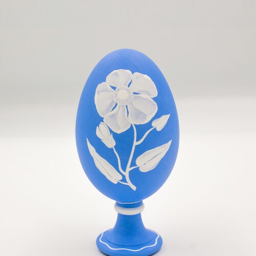 Hand-painted goose eggshell